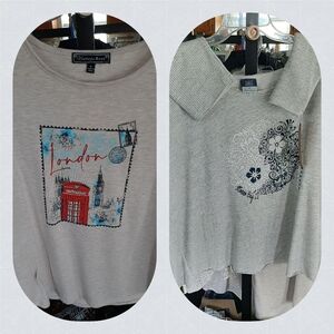 2 For $10 Tops Tank And Pullover Two For One  Sz XL